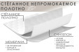 Стеганное полотно с мембранной 100% полиэстер (микрофибра)